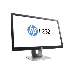 Monitor LED 23" HP EliteDisplay E232 IPS Full HD 1920x1080, VGA, HDMI, DisplayPort1.2, 7ms, 3xUSB2.0 hub, grad LUX